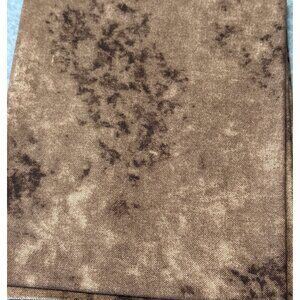Brown Tie-Dye Cotton Fat Quarter 18" x 22" Quilting Crafts